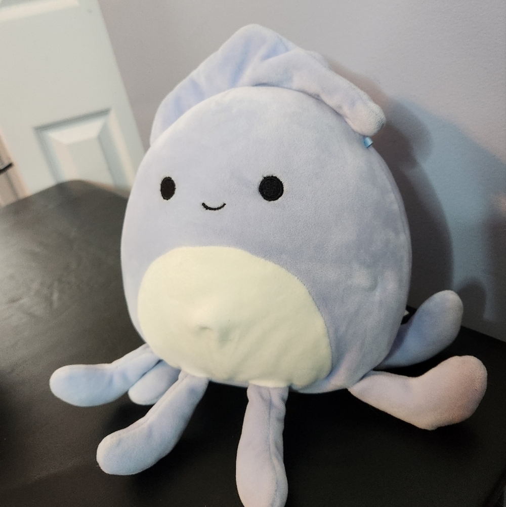 Squishmallows KellyToy Light Blue Stacy The Blue Squid 10in